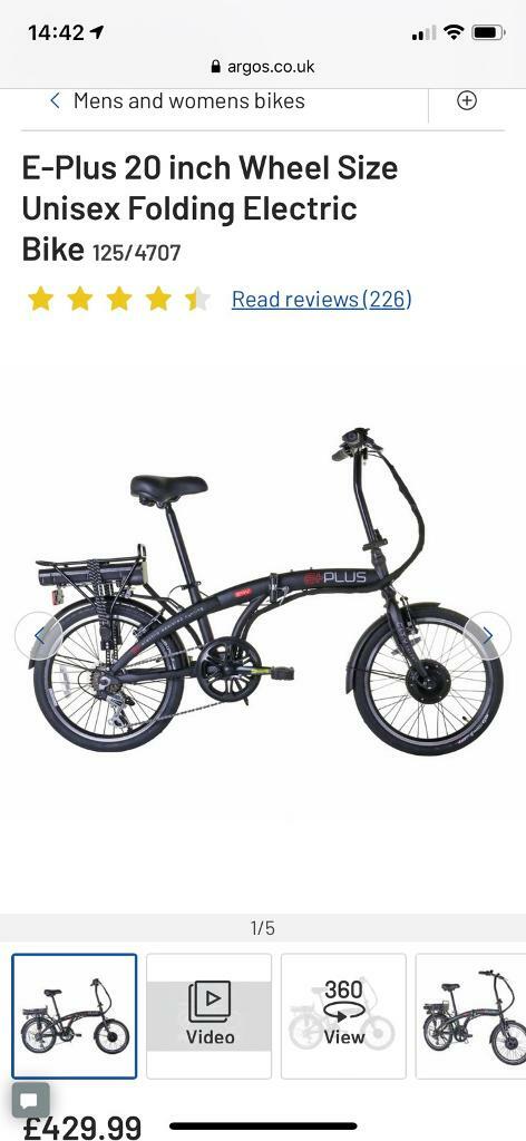 argos e plus bike